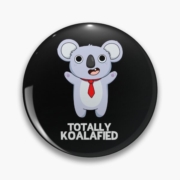 Item preview, Totally Koala-fied Funny Koala Puns (Dark BG) designed and sold by punnybone.