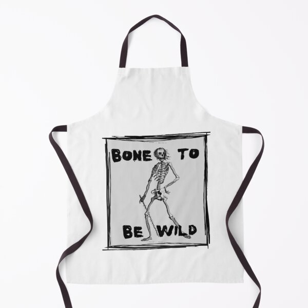 Item preview, Bone To Be Wild - Funny Halloween Puns designed and sold by LMoonDesigns.