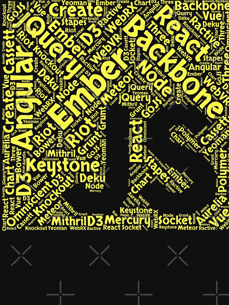 "Original JavaScript Framework Programming Design" Tshirt for Sale by