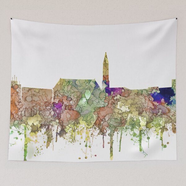 Item preview, Cheyenne, Wyoming Skyline - SG Faded Glory designed and sold by Marlene Watson-Hall.
