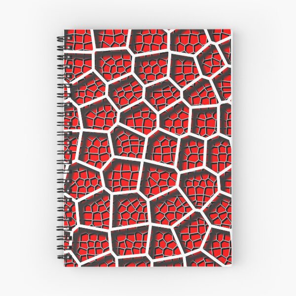 Item preview, Voronoi Diagram - Layered Bright Red designed and sold by Jenny Zhang.