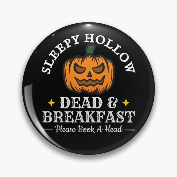 Artikelvorschau, Sleepy Hollows Dead And Breakfast buchen Sie bitte einen Kopf, Vintage Halloween-Kleidung, Kürbis-Halloween-Kostüm entworfen und verkauft von praewapy.