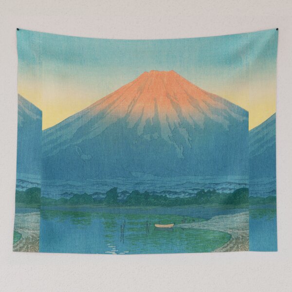 Item preview, Daybreak over Lake Yamanaka by Kawase Hasui designed and sold by Takeda-art.