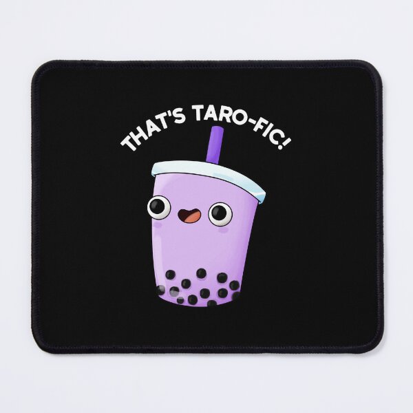 Item preview, That's Taro-fic Funny Boba Tea Puns (Dark BG) designed and sold by punnybone.