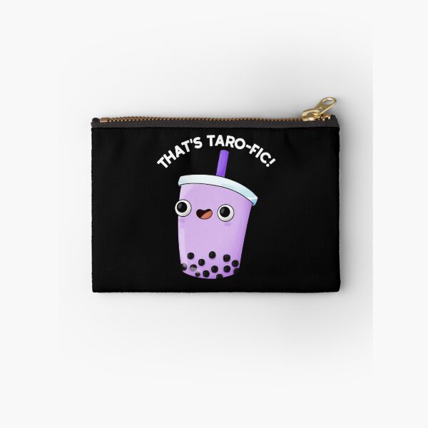 Item preview, That's Taro-fic Funny Boba Tea Puns (Dark BG) designed and sold by punnybone.