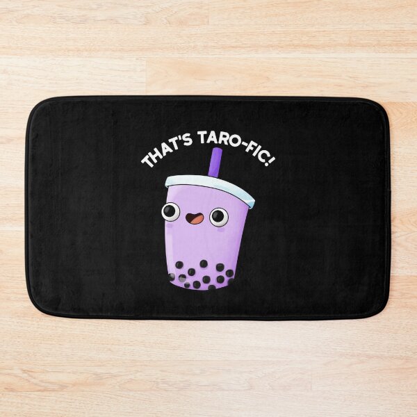 Item preview, That's Taro-fic Funny Boba Tea Puns (Dark BG) designed and sold by punnybone.