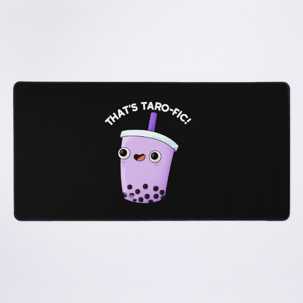 Item preview, That's Taro-fic Funny Boba Tea Puns (Dark BG) designed and sold by punnybone.