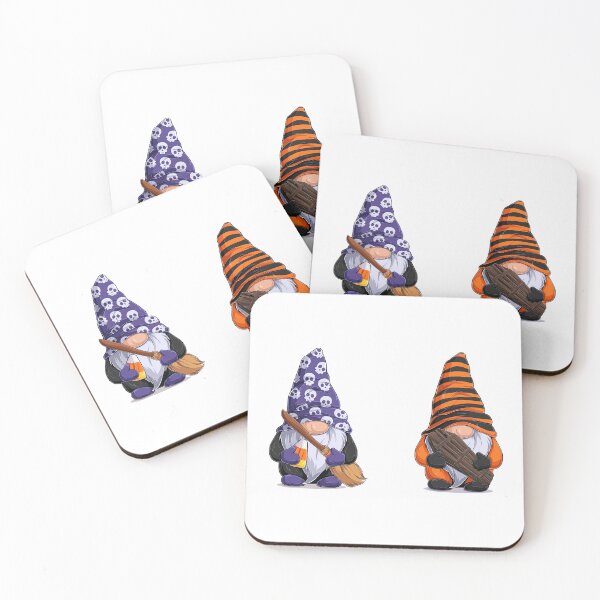 Item preview, Halloween Gnomes Pack, Broom and Coffin, Happy Halloween designed and sold by graphic-genie.