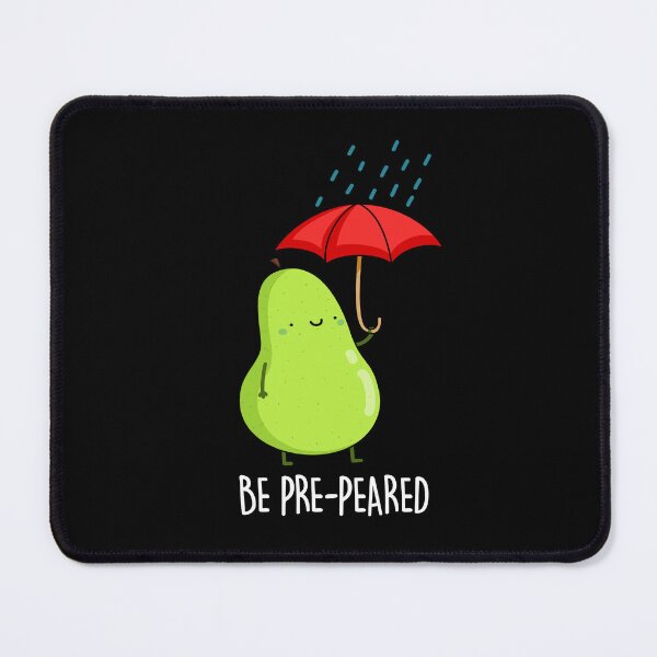 Item preview, Be Pre-Pear-ed In Rain Funny Pear Puns (Dark BG) designed and sold by punnybone.