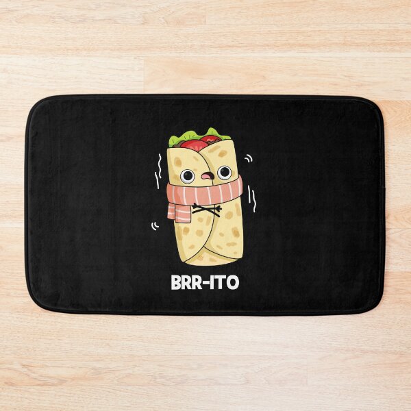 Item preview, Brrrto Funny Freezing Cold Burrito Puns (Dark BG) designed and sold by punnybone.