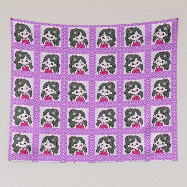 Item preview, The cute girl design in love seamless pattern designed and sold by MyMemoriesArts.