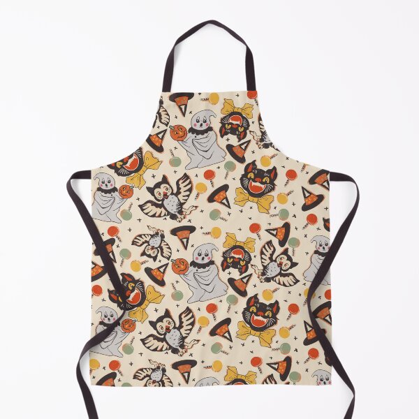 Item preview, Vintage Halloween Spooks on Tan designed and sold by Cass Noel Studio.
