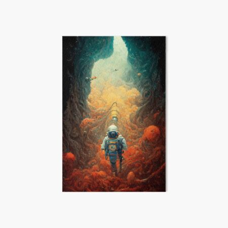 Item preview, Astronaut stranded in deep space designed and sold by Oddly-Ai-Art.