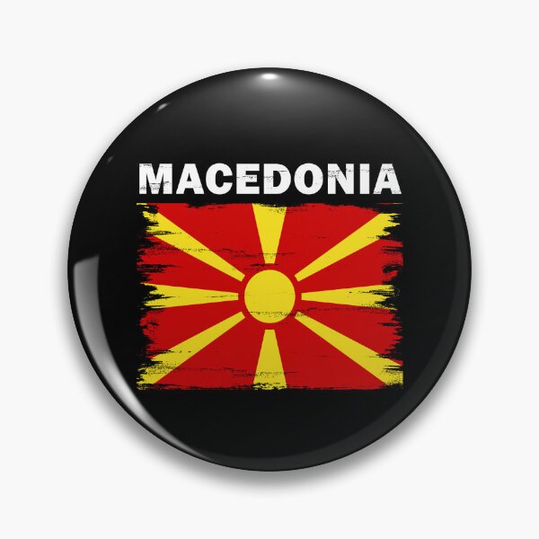 Item preview, Macedonia Flag National designed and sold by rafaeltto.