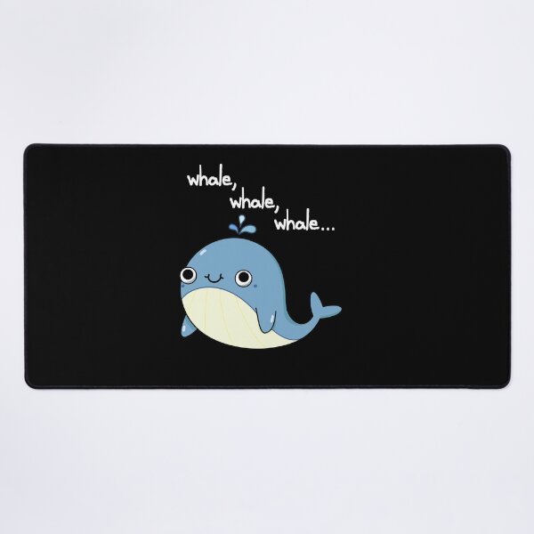 Item preview, Whale, whale, whale Funny Animal Puns (Dark BG) designed and sold by punnybone.