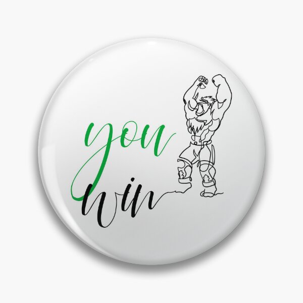 Item preview, One continuous line art monster fighter win pose victory you win, success, conquest designed and sold by scribblelife.