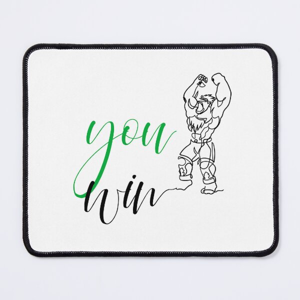 Item preview, One continuous line art monster fighter win pose victory you win, success, conquest designed and sold by scribblelife.