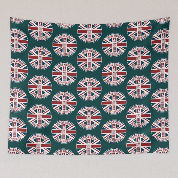 Item preview, Middlesbrough United Kingdom UK Union Jack British Flag designed and sold by damianevans6.