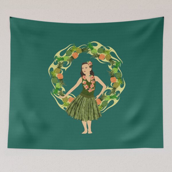 Item preview, Hula Pineapple Wreath designed and sold by Janet Carlson.
