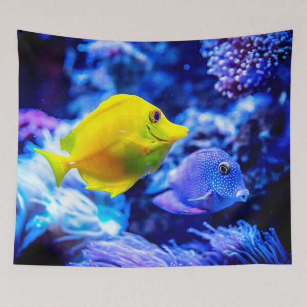 Item preview, ANIMALS #34 - Yellow Tang Fish and Blue Friend designed and sold by DEL-Productions.