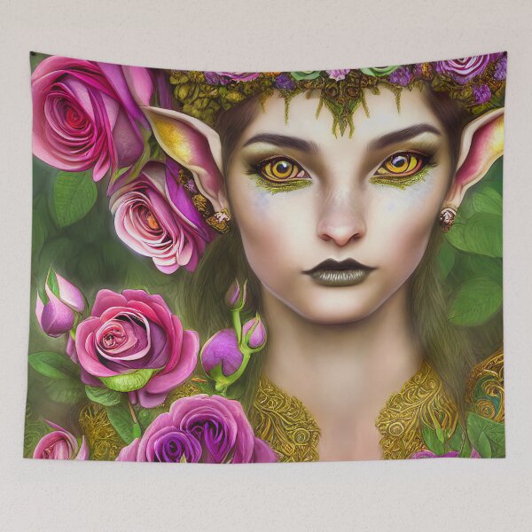 Item preview, Garden Fairy, Guardian of Roses designed and sold by Zemracreative.