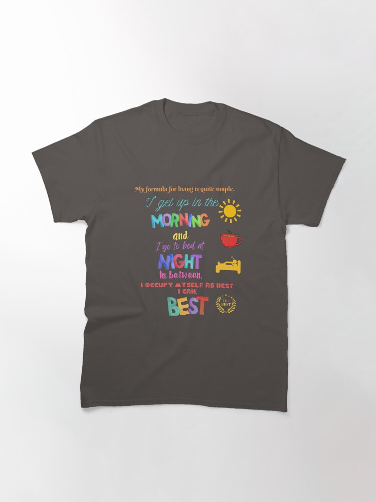 Thumbnail 3 of 7, Classic T-Shirt, life style designed and sold by zubiaqureshi.