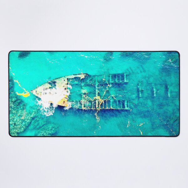 Item preview, WATERSCAPES #17 - Shipwreck in Turquoise Waters designed and sold by DEL-Productions.