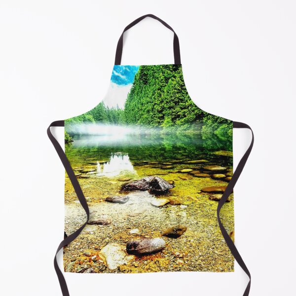 Item preview, WATERSCAPES #18 - Crystal Clear River with Mist designed and sold by DEL-Productions.