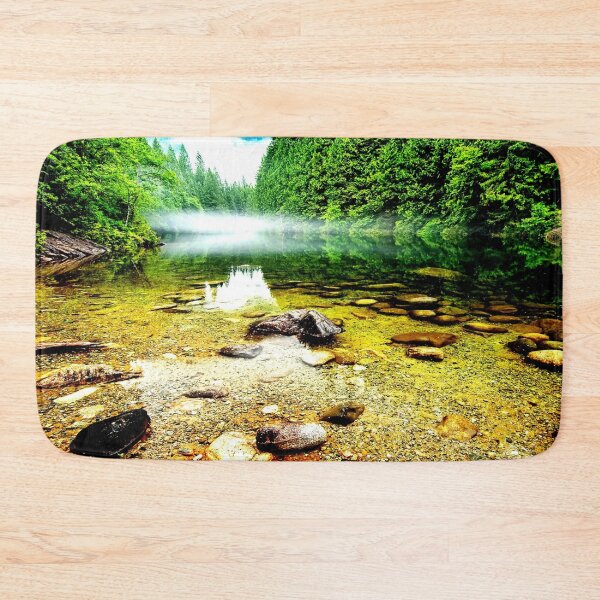Item preview, WATERSCAPES #18 - Crystal Clear River with Mist designed and sold by DEL-Productions.