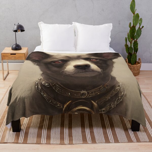 Item preview, A portrait of a fantasy hero dog designed and sold by ArchiesGallery.