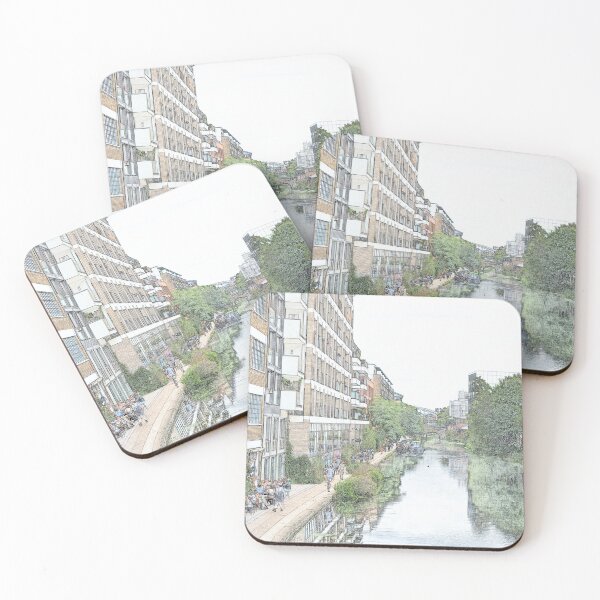 Item preview, Regent's Canal towpath by Kingsland Basin, London, UK designed and sold by santoshputhran.