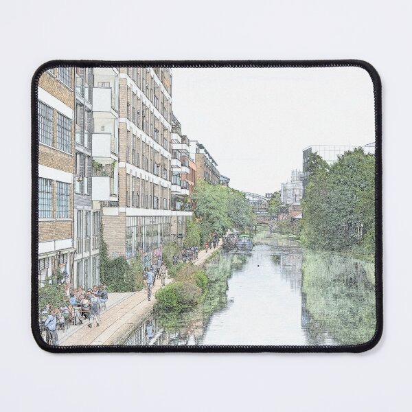 Item preview, Regent's Canal towpath by Kingsland Basin, London, UK designed and sold by santoshputhran.