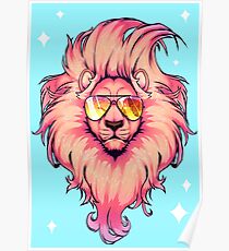 Summer Lion Poster