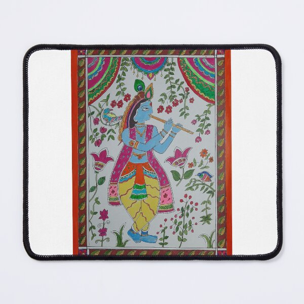 Item preview, Lord Krishna Madhubani painting designed and sold by Dream11j.