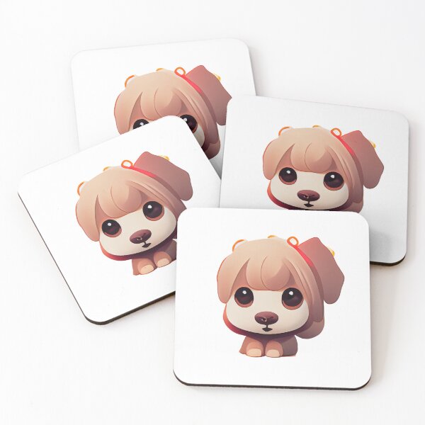 Item preview, Puppy emoji emoticon  - Created by Artificial Intelligence designed and sold by Created-by-AI.