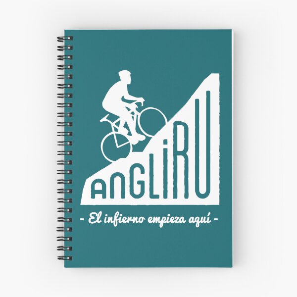 Item preview, Angliru climb _quot_El infierno empieza aquí_quot_ cycling Vuelta España   designed and sold by MoniqueNorris.