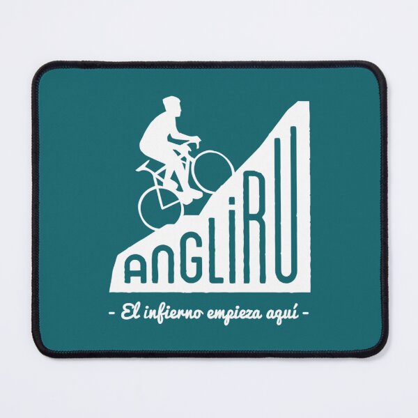 Item preview, Angliru climb _quot_El infierno empieza aquí_quot_ cycling Vuelta España designed and sold by MoniqueNorris.