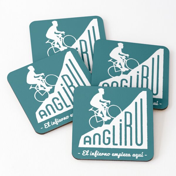 Item preview, Angliru climb _quot_El infierno empieza aquí_quot_ cycling Vuelta España   designed and sold by MoniqueNorris.