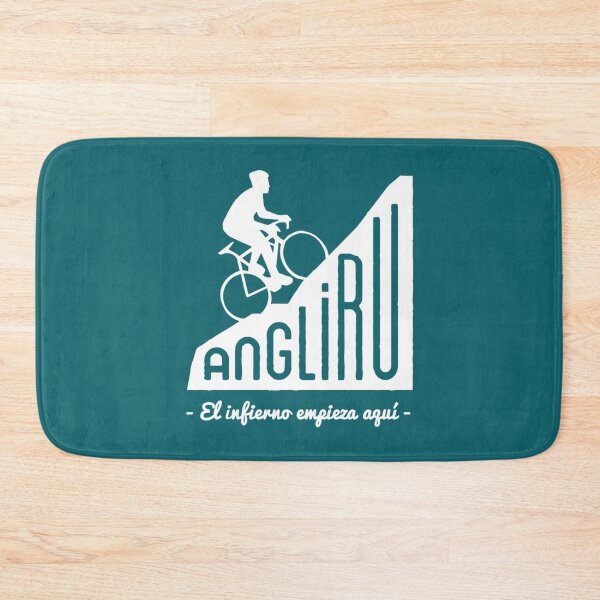 Item preview, Angliru climb _quot_El infierno empieza aquí_quot_ cycling Vuelta España   designed and sold by MoniqueNorris.