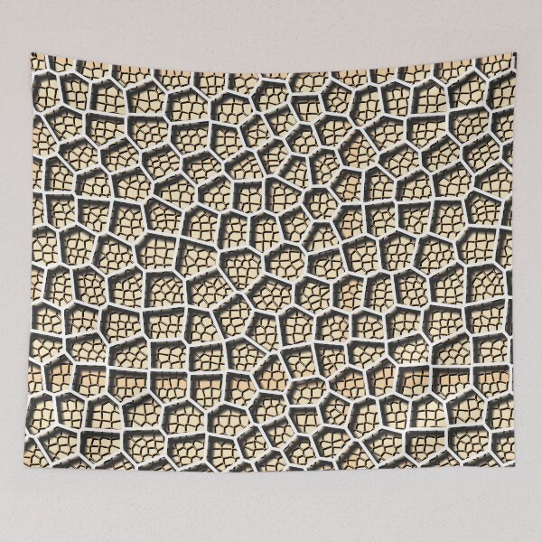 Item preview, Voronoi Diagram - Layered Light Skin Tone designed and sold by Jenny Zhang.