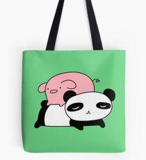 Little Piggy and Panda Tote Bag