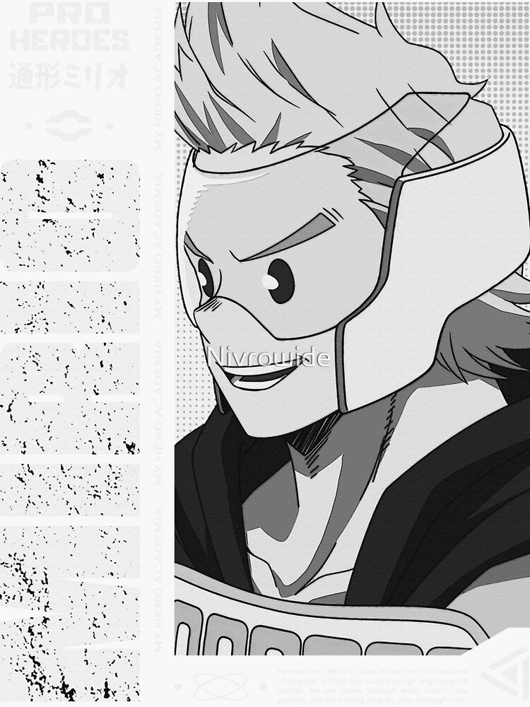 Mirio Togata My Hero Academia Sticker For Sale By Nivrowide Redbubble