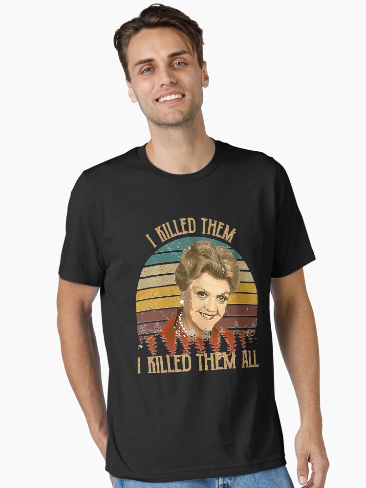 Thumbnail 1 of 7, Essential T-Shirt, Vintage Murder She Wrote I Killed Them I Killed Them designed and sold by Matthewberss.