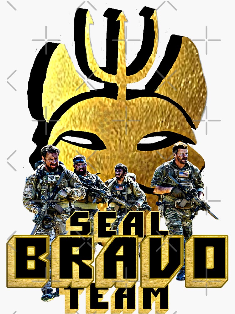 " BLACK GOLD BRAVO SEAL TEAM" Sticker for Sale by coffeecountyjim