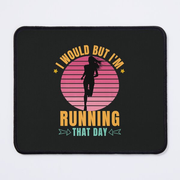 Item preview, 4.I Would But I'm Running That Day Funny Running Retro Graphic designed and sold by JavieAlonso.