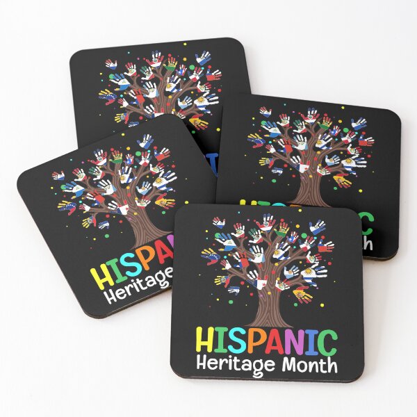 Item preview, Hand Flag Tree Root Latino National Hispanic Heritage Month designed and sold by Darly-Walker.