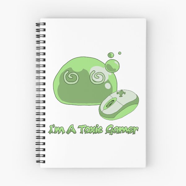 Item preview, Cute Green Slime Toxic Gamer pc version 1  designed and sold by TheFoxyWolfShop.