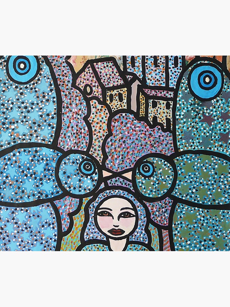 Aperçu 2 sur 2. Housse de couette avec l'œuvre Abbaye de Cluny aux moineaux qui passent - 2012 créée et vendue par jeanpaulperrenx.