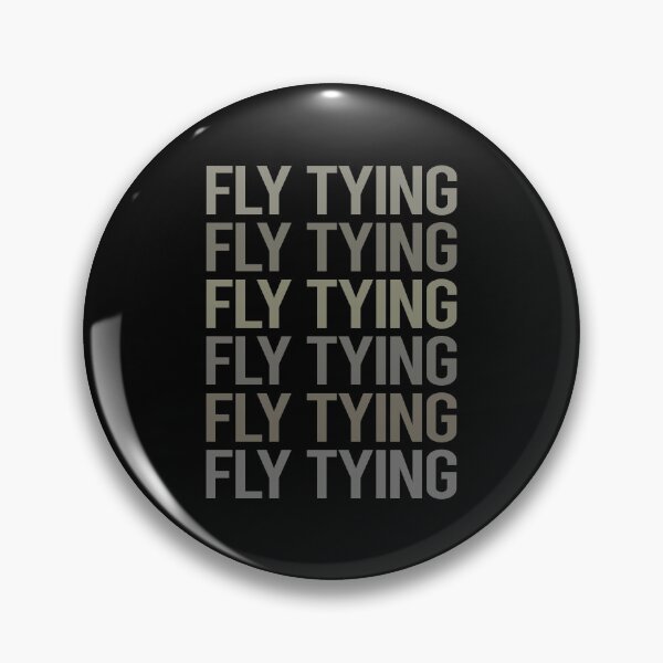 Item preview, Gray Text Art Fly Tying designed and sold by TartSpiderWeb.