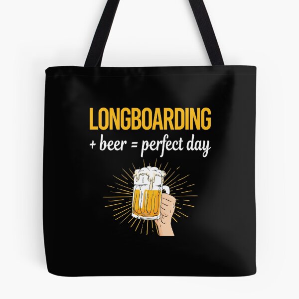 Artikelvorschau, Bier Perfekter Tag Longboarding Longboard Longboarder entworfen und verkauft von WigglesDailey.
